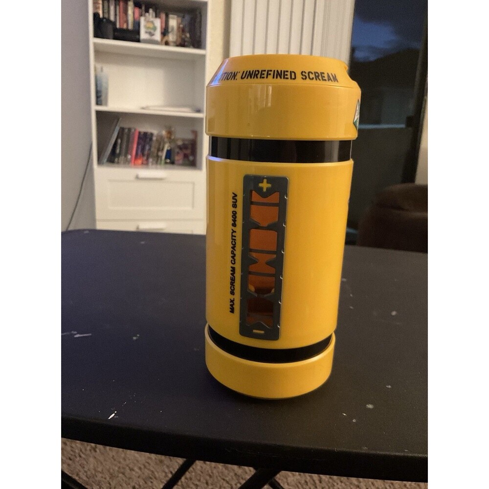 Disney Parks Monsters Inc Scream Canister Sipper Cup Bottle Scream Sound Movie T